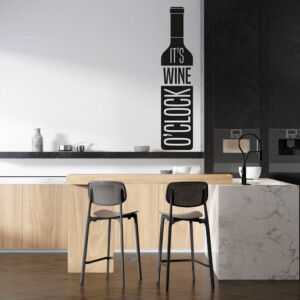 Sticker Wine O Clock