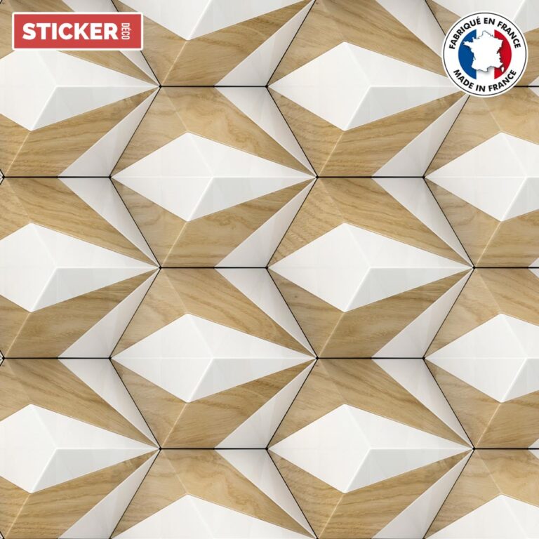 Mosaïque Adhésive Hexagone Cuivre Marron - Crédence Cuisine & Frise Salle De Bain BYMYDECO