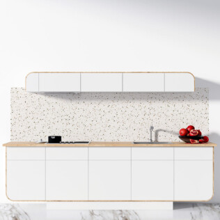 Crédence Adhésive Terrazzo Moka