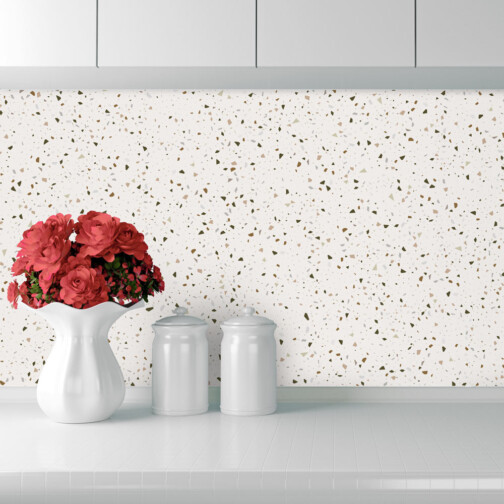 Crédence Adhésive Terrazzo Moka