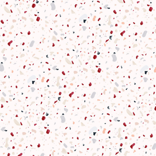 Crédence Adhésive Terrazzo Rubis