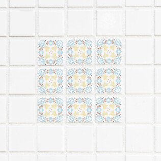 Stickers Carrelage Provence Aquarelle