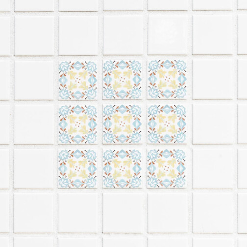 Stickers Carrelage Provence Aquarelle