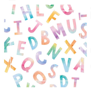 Sticker Ikea Lack Alphabet