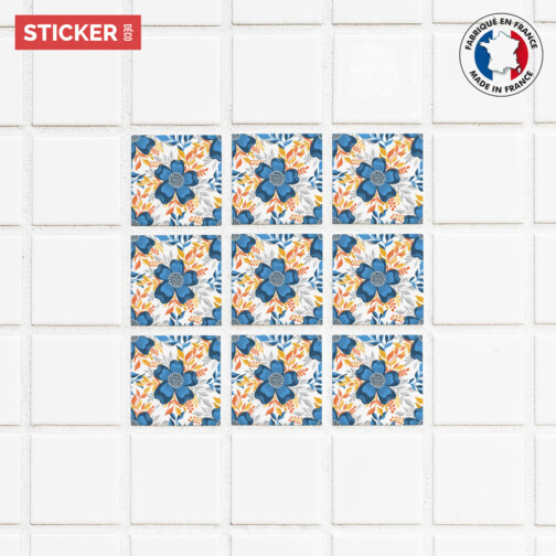Stickers Carrelage Bouquet Provence