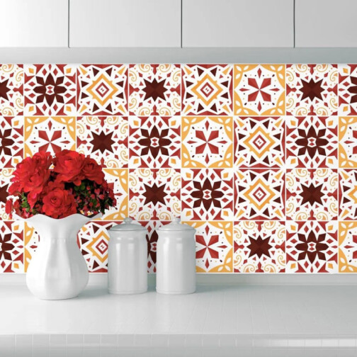 Stickers Carrelage Décoratifs Ethnique