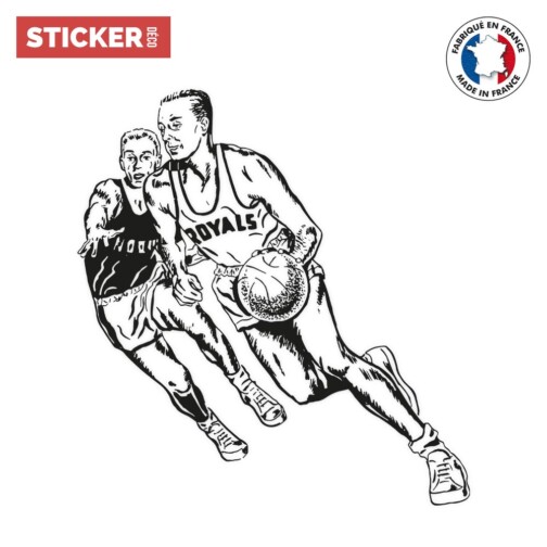 Sticker Basketball Retro