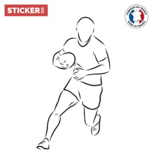 Sticker Dessin Rugby