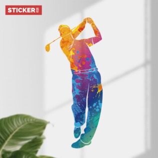 Sticker Golf Coloré
