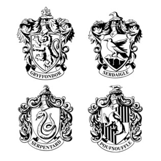 Sticker Maisons Harry Potter