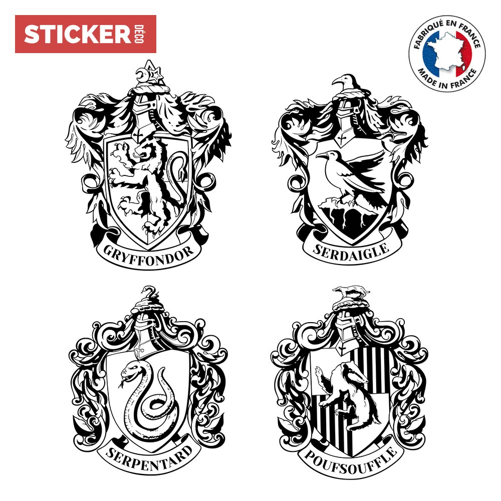 Stickers Vynil Maisons Harry Potter