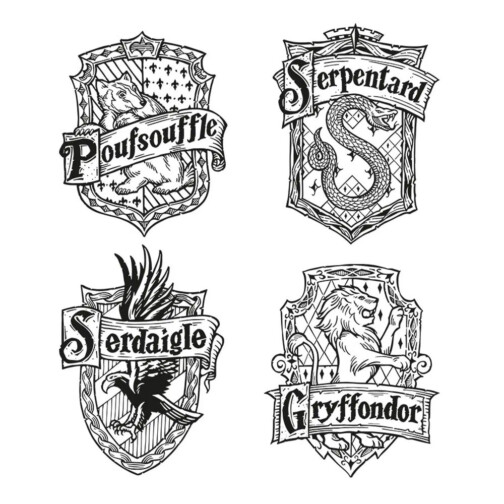Stickers Blasons Harry Potter