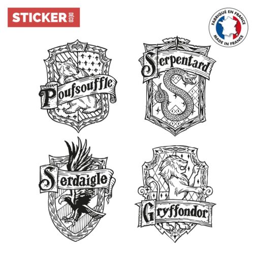 Stickers Blasons Harry Potter