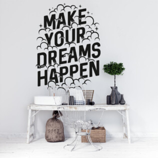 Sticker Make Your Dreams Happen