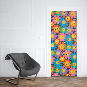 Sticker Porte Fleurs Cartoon