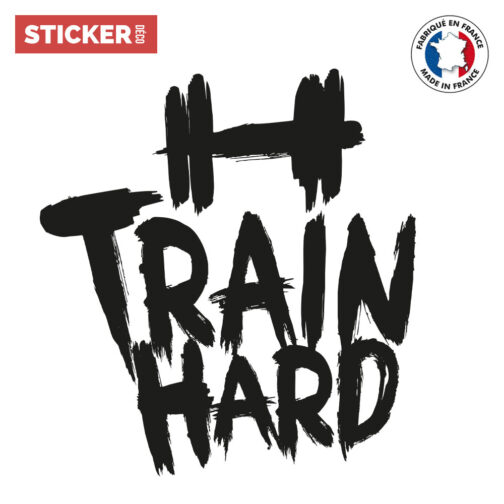Sticker Train Hard