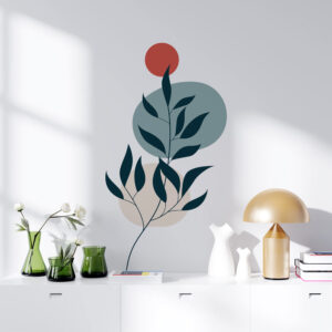 Sticker Forme Feuilles