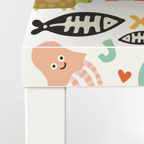 Sticker Ikea Lack Animalphabet