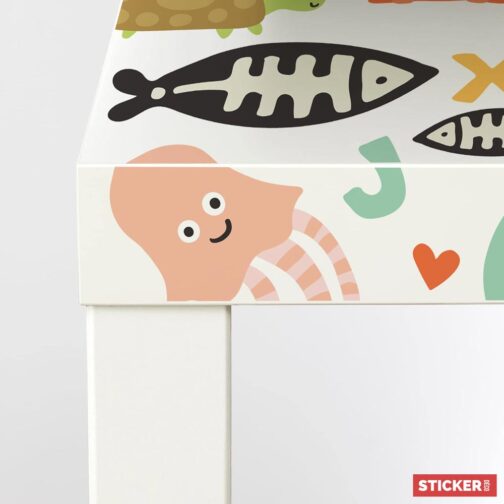 Sticker Ikea Lack Animalphabet