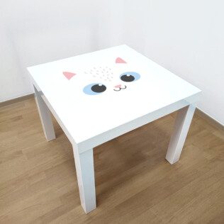 Sticker Ikea Lack Chat 55x55cm