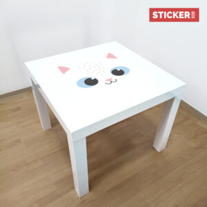 Sticker Ikea Lack Chat 55x55cm