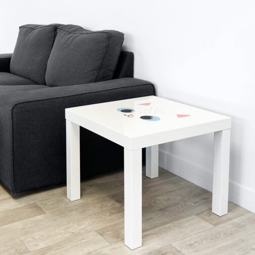 Sticker Ikea Lack Chat 55x55cm