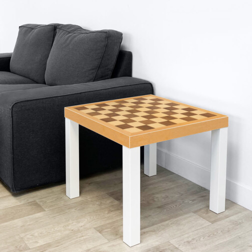 Sticker Ikea Lack Échecs Bois