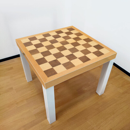 Sticker Ikea Lack Échecs Bois