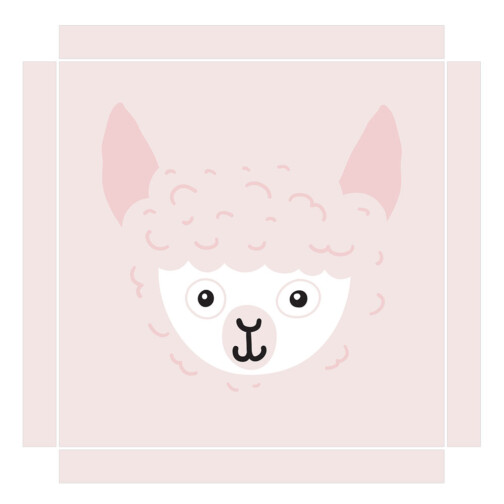 Sticker Ikea Lack Lama