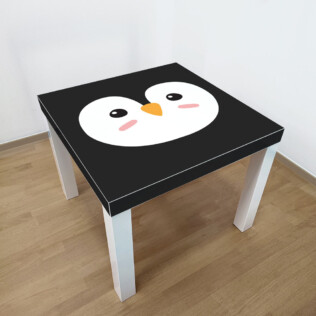 Sticker Ikea Lack Pingouin