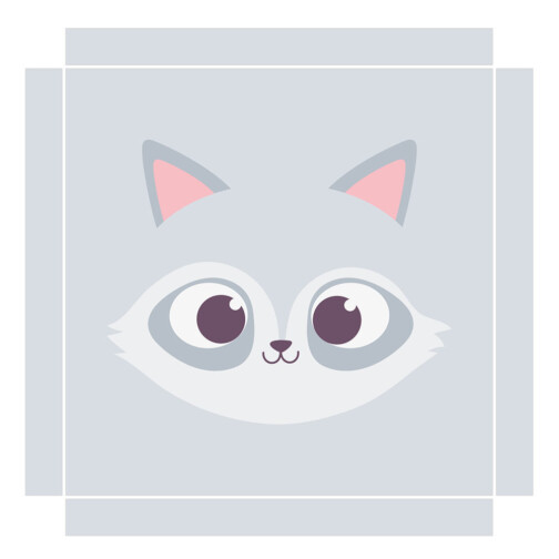 Sticker Ikea Lack Raton Laveur