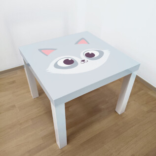 Sticker Ikea Lack Raton Laveur