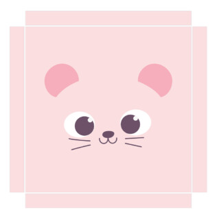 Sticker Ikea Lack Souris