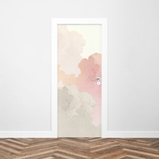 Sticker Porte Ciel Aquarelle