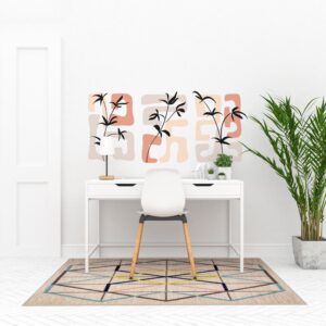 Stickers Formes Abstraites Terracotta