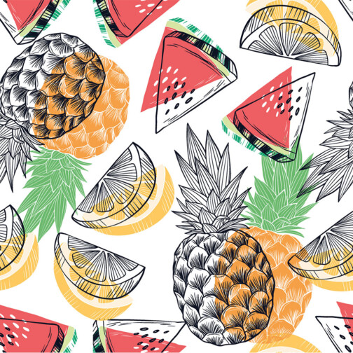 Crédence à Coller Fruits Medley