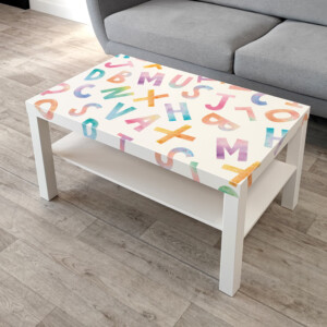 Sticker Ikea Lack Alphabet 90x55cm