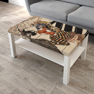 Sticker Ikea Lack Art Chinois 90x55cm