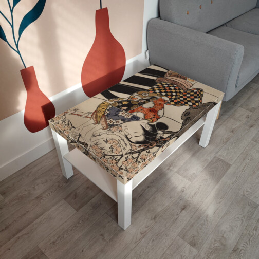 Sticker Ikea Lack Art Chinois 90x55cm