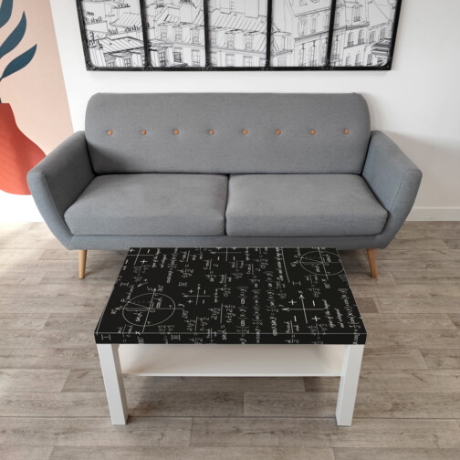 Sticker Ikea Lack Chevalet 90x55