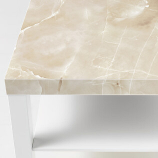 Sticker Ikea Lack Marbre Crema 90x55cm