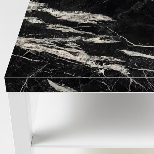 Sticker Ikea Lack Marbre Marquina 90x55cm