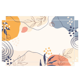 Sticker Ikea Lack Nature Minimaliste 90x55cm