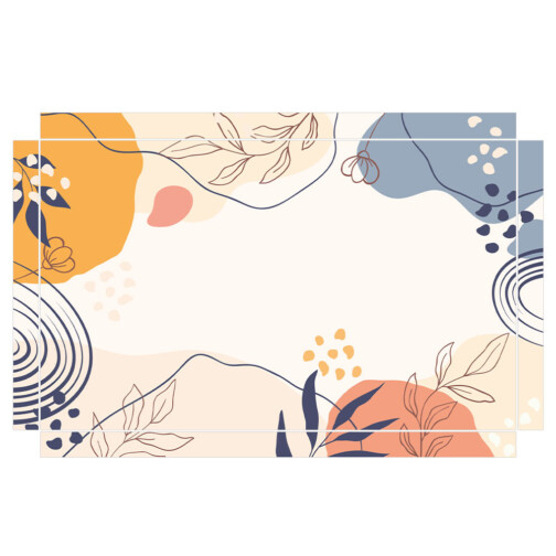 Sticker Ikea Lack Nature Minimaliste 90x55cm