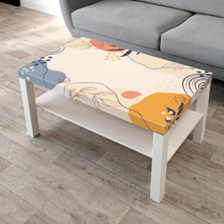 Sticker Ikea Lack Nature Minimaliste 90x55cm