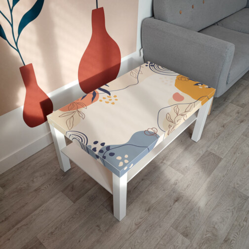Sticker Ikea Lack Nature Minimaliste 90x55cm