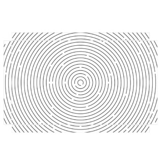 Sticker Ikea Lack Spirale 90x55cm