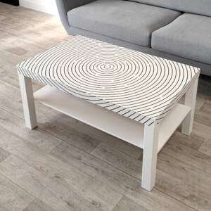 Sticker Ikea Lack Spirale 90x55cm