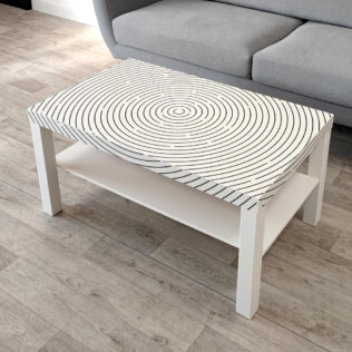 Sticker Ikea Lack Spirale 90x55cm