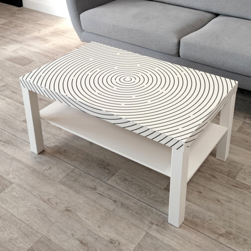 Sticker Ikea Lack Spirale 90x55cm